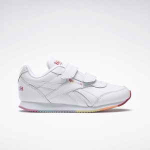 Adidasy Dziecięce Reebok Royal Classic Jogger 2.0 Białe/Czerwone/Pomarańczowe PL 91HOKVB